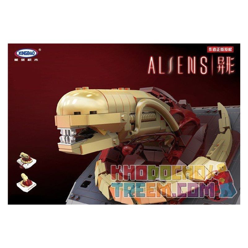 XINGBAO XB-04002 04002 XB04002 non  NGƯỜI NGOÀI HÀNH TINH MỚI bộ đồ chơi xếp lắp ráp ghép mô hình Creator ALIENS Sáng Tạo 830 khối