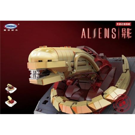 XINGBAO XB-04002 04002 XB04002 non  NGƯỜI NGOÀI HÀNH TINH MỚI bộ đồ chơi xếp lắp ráp ghép mô hình Creator ALIENS Sáng Tạo 830 khối