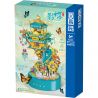 ZHEGAO 954001 HỘP NHẠC BÓNG BƯỚM bộ đồ chơi xếp lắp ráp ghép mô hình Arts & Crafts 1079 khối