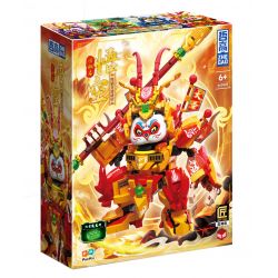 ZHEGAO 662028 GẤU TRÚC ANH HÙNG CƠ KHÍ NGỘ KHÔNG bộ đồ chơi xếp lắp ráp ghép mô hình 625 khối