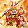 ZHEGAO 662028 GẤU TRÚC ANH HÙNG CƠ KHÍ NGỘ KHÔNG bộ đồ chơi xếp lắp ráp ghép mô hình 625 khối