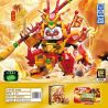 ZHEGAO 662028 GẤU TRÚC ANH HÙNG CƠ KHÍ NGỘ KHÔNG bộ đồ chơi xếp lắp ráp ghép mô hình 625 khối