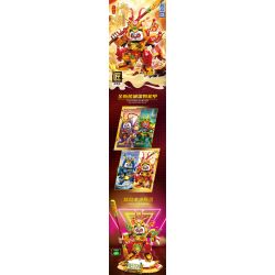 ZHEGAO 662028 GẤU TRÚC ANH HÙNG CƠ KHÍ NGỘ KHÔNG bộ đồ chơi xếp lắp ráp ghép mô hình 625 khối