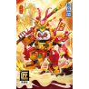 ZHEGAO 662028 GẤU TRÚC ANH HÙNG CƠ KHÍ NGỘ KHÔNG bộ đồ chơi xếp lắp ráp ghép mô hình 625 khối