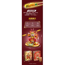 ZHEGAO 662028 GẤU TRÚC ANH HÙNG CƠ KHÍ NGỘ KHÔNG bộ đồ chơi xếp lắp ráp ghép mô hình 625 khối