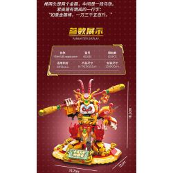 ZHEGAO 662028 GẤU TRÚC ANH HÙNG CƠ KHÍ NGỘ KHÔNG bộ đồ chơi xếp lắp ráp ghép mô hình 625 khối