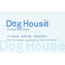 ZHEGAO 612030 NGÔI NHÀ THÚ CƯNG DỄ THƯƠNG CHO CHÓ WANGWANG bộ đồ chơi xếp lắp ráp ghép mô hình DOG HOUSE THE MOST LOYAL FRIEND 681 khối