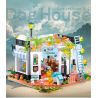 ZHEGAO 612030 NGÔI NHÀ THÚ CƯNG DỄ THƯƠNG CHO CHÓ WANGWANG bộ đồ chơi xếp lắp ráp ghép mô hình DOG HOUSE THE MOST LOYAL FRIEND 681 khối