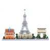 ZHEGAO LZ8317 8317 KIẾN TRÚC PHÁP bộ đồ chơi xếp lắp ráp ghép mô hình Architecture FRENCH LANDMARKS Công Trình Kiến Trúc 2462 khối