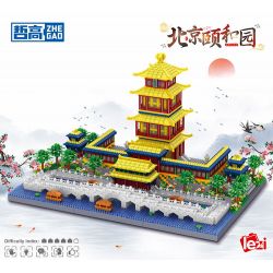 ZHEGAO LZ8308 8308 CUNG ĐIỆN MÙA HÈ BẮC KINH bộ đồ chơi xếp lắp ráp ghép mô hình Creator Sáng Tạo 4661 khối