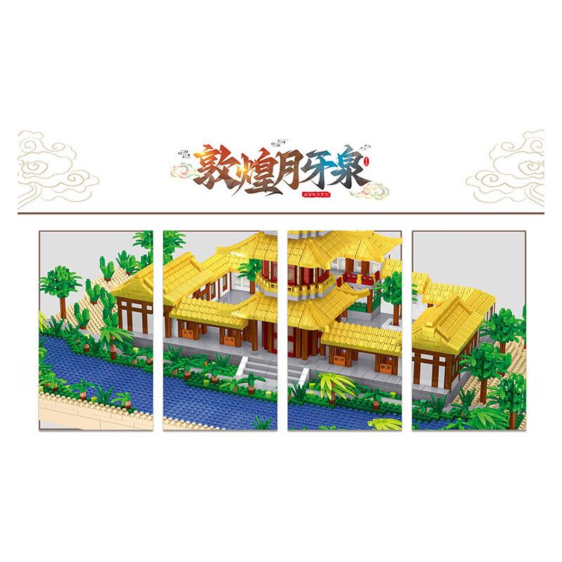 ZHEGAO LZ8311 8311 SUỐI LƯỠI LIỀM ĐÔN HOÀNG bộ đồ chơi xếp lắp ráp ghép mô hình Creator Sáng Tạo 3973 khối