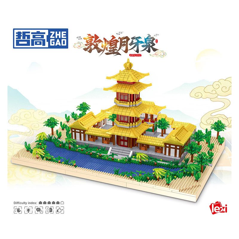 ZHEGAO LZ8311 8311 SUỐI LƯỠI LIỀM ĐÔN HOÀNG bộ đồ chơi xếp lắp ráp ghép mô hình Creator Sáng Tạo 3973 khối