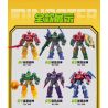 WISE BLOCK AULDEY 580881 TẬP HỢP ANH HÙNG PHI ĐỘI LƯỢNG TỬ MECHA FRENZY bộ đồ chơi xếp lắp ráp ghép mô hình