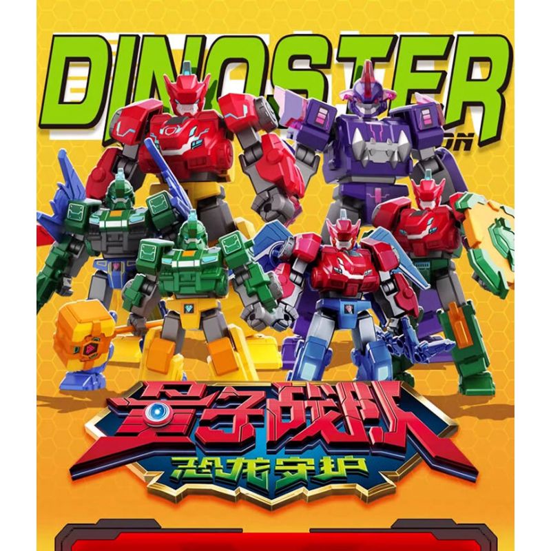 WISE BLOCK AULDEY 580881 TẬP HỢP ANH HÙNG PHI ĐỘI LƯỢNG TỬ MECHA FRENZY bộ đồ chơi xếp lắp ráp ghép mô hình