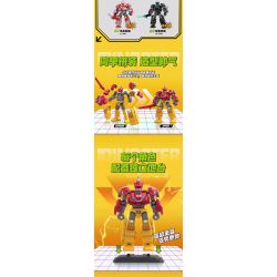 WISE BLOCK AULDEY 580881 TẬP HỢP ANH HÙNG PHI ĐỘI LƯỢNG TỬ MECHA FRENZY bộ đồ chơi xếp lắp ráp ghép mô hình