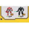 WISE BLOCK AULDEY 580881 TẬP HỢP ANH HÙNG PHI ĐỘI LƯỢNG TỬ MECHA FRENZY bộ đồ chơi xếp lắp ráp ghép mô hình