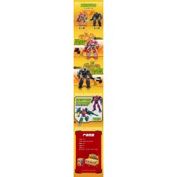 WISE BLOCK AULDEY 580881 TẬP HỢP ANH HÙNG PHI ĐỘI LƯỢNG TỬ MECHA FRENZY bộ đồ chơi xếp lắp ráp ghép mô hình