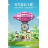 JIALE SPECIAL 33002 NGÔI NHÀ GIÁN ĐIỆP PHI THUYỀN CỦA ANYA bộ đồ chơi xếp lắp ráp ghép mô hình Movie & Game SPY FAMILY Phim Và Trò Chơi 1128 khối
