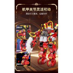 JIALE SPECIAL 55001 RA KHƠI THỜI ĐẠI NƯỚC MECHA WAR DARK bộ đồ chơi xếp lắp ráp ghép mô hình 650 khối
