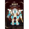 JIALE SPECIAL 55001 RA KHƠI THỜI ĐẠI NƯỚC MECHA WAR DARK bộ đồ chơi xếp lắp ráp ghép mô hình 650 khối