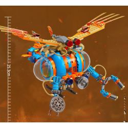 JIALE SPECIAL 55002 ĐẶT BUỒM AGE OF STEAM REAVER ASSAULT bộ đồ chơi xếp lắp ráp ghép mô hình 736 khối