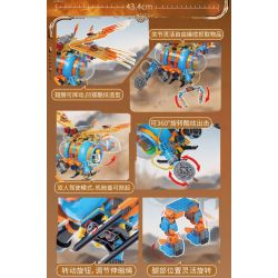 JIALE SPECIAL 55002 ĐẶT BUỒM AGE OF STEAM REAVER ASSAULT bộ đồ chơi xếp lắp ráp ghép mô hình 736 khối