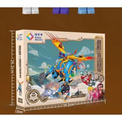 JIALE SPECIAL 55002 ĐẶT BUỒM AGE OF STEAM REAVER ASSAULT bộ đồ chơi xếp lắp ráp ghép mô hình 736 khối