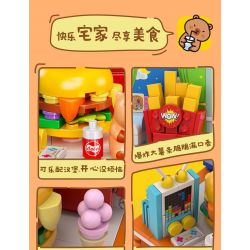 JIALE SPECIAL 54001 CUỘC SỐNG HÀNG NGÀY Ở KAPIBALA THỜI GIAN GIẢI TRÍ bộ đồ chơi xếp lắp ráp ghép mô hình CAPYBARA'S DAILY LIFE 236 khối