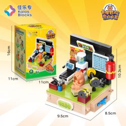 JIALE SPECIAL 54002 CUỘC SỐNG HÀNG NGÀY Ở KAPIBALA BỮA TIỆC BẤT ĐỘNG bộ đồ chơi xếp lắp ráp ghép mô hình CAPYBARA'S DAILY LIFE 193 khối