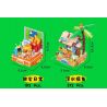 JIALE SPECIAL 54002 CUỘC SỐNG HÀNG NGÀY Ở KAPIBALA BỮA TIỆC BẤT ĐỘNG bộ đồ chơi xếp lắp ráp ghép mô hình CAPYBARA'S DAILY LIFE 193 khối