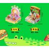 JIALE SPECIAL 54002 CUỘC SỐNG HÀNG NGÀY Ở KAPIBALA BỮA TIỆC BẤT ĐỘNG bộ đồ chơi xếp lắp ráp ghép mô hình CAPYBARA'S DAILY LIFE 193 khối