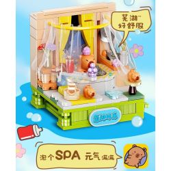 JIALE SPECIAL 54002 CUỘC SỐNG HÀNG NGÀY Ở KAPIBALA BỮA TIỆC BẤT ĐỘNG bộ đồ chơi xếp lắp ráp ghép mô hình CAPYBARA'S DAILY LIFE 193 khối