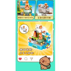 JIALE SPECIAL 54003 CUỘC SỐNG HÀNG NGÀY CỦA KAPIBALA FAT HOUSE bộ đồ chơi xếp lắp ráp ghép mô hình CAPYBARA'S DAILY LIFE 193 khối