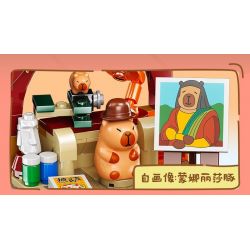 JIALE SPECIAL 54003 CUỘC SỐNG HÀNG NGÀY CỦA KAPIBALA FAT HOUSE bộ đồ chơi xếp lắp ráp ghép mô hình CAPYBARA'S DAILY LIFE 193 khối
