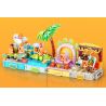 JIALE SPECIAL 54004 CUỘC SỐNG HÀNG NGÀY Ở KAPIBALA CÂU CÁ VÙNG NƯỚC GẶP KHÓ KHĂN bộ đồ chơi xếp lắp ráp ghép mô hình CAPYBARA'S DAILY LIFE 212 khối