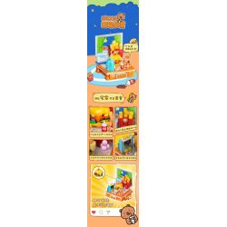 JIALE SPECIAL 54004 CUỘC SỐNG HÀNG NGÀY Ở KAPIBALA CÂU CÁ VÙNG NƯỚC GẶP KHÓ KHĂN bộ đồ chơi xếp lắp ráp ghép mô hình CAPYBARA'S DAILY LIFE 212 khối