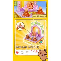 JIALE SPECIAL 54004 CUỘC SỐNG HÀNG NGÀY Ở KAPIBALA CÂU CÁ VÙNG NƯỚC GẶP KHÓ KHĂN bộ đồ chơi xếp lắp ráp ghép mô hình CAPYBARA'S DAILY LIFE 212 khối