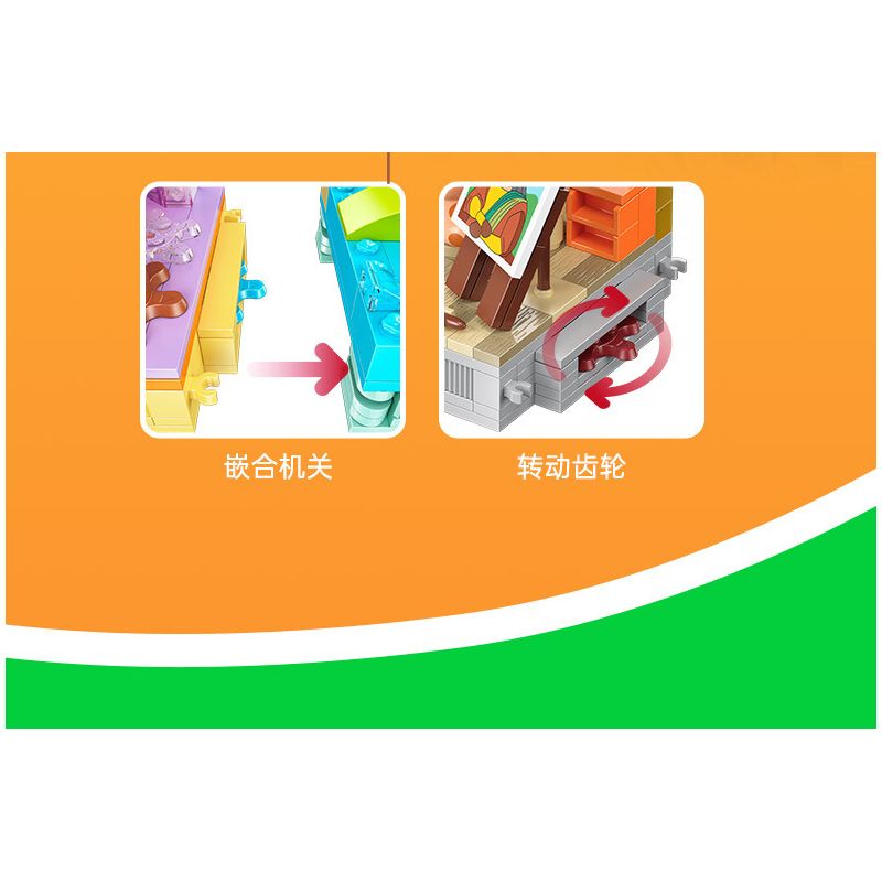 JIALE SPECIAL 54005 CUỘC SỐNG HÀNG NGÀY Ở CAPIBALA ĐI LẠI bộ đồ chơi xếp lắp ráp ghép mô hình CAPYBARA'S DAILY LIFE 244 khối