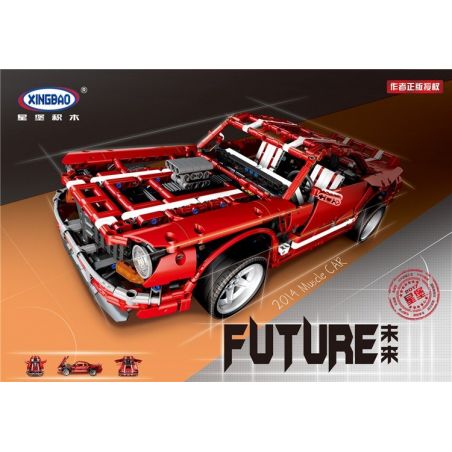REBRICKABLE MOC-1352 1352 MOC1352 XINGBAO XB-07001 07001 XB07001 non  SIÊU XE Ô TÔ bộ đồ chơi xếp lắp ráp ghép mô hình  FUTURE Kỹ Thuật Công Nghệ Cao Mô Hình Phương Tiện 2000 khối