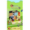 JIALE SPECIAL 54005 CUỘC SỐNG HÀNG NGÀY Ở CAPIBALA ĐI LẠI bộ đồ chơi xếp lắp ráp ghép mô hình CAPYBARA'S DAILY LIFE 244 khối