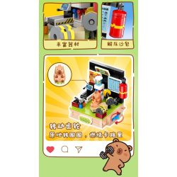 JIALE SPECIAL 54005 CUỘC SỐNG HÀNG NGÀY Ở CAPIBALA ĐI LẠI bộ đồ chơi xếp lắp ráp ghép mô hình CAPYBARA'S DAILY LIFE 244 khối