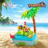 JIALE SPECIAL 54006 CUỘC SỐNG THƯỜNG NGÀY Ở KAPIBALA KHÔNG NGỒI YÊN NẾU CÓ CÁ SẤU bộ đồ chơi xếp lắp ráp ghép mô hình CAPYBARA'S DAILY LIFE 149 khối
