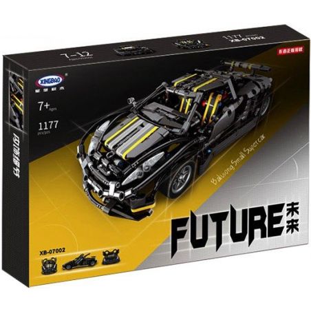 XINGBAO XB-07002 07002 XB07002 non  SIÊU XE Ô TÔ bộ đồ chơi xếp lắp ráp ghép mô hình  BALISONG SMALL SUPERCAR Kỹ Thuật Công Nghệ Cao Mô Hình Phương Tiện 1177 khối