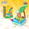 JIALE SPECIAL 54006 CUỘC SỐNG THƯỜNG NGÀY Ở KAPIBALA KHÔNG NGỒI YÊN NẾU CÓ CÁ SẤU bộ đồ chơi xếp lắp ráp ghép mô hình CAPYBARA'S DAILY LIFE 149 khối