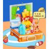 JIALE SPECIAL 54006 CUỘC SỐNG THƯỜNG NGÀY Ở KAPIBALA KHÔNG NGỒI YÊN NẾU CÓ CÁ SẤU bộ đồ chơi xếp lắp ráp ghép mô hình CAPYBARA'S DAILY LIFE 149 khối