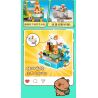 JIALE SPECIAL 54006 CUỘC SỐNG THƯỜNG NGÀY Ở KAPIBALA KHÔNG NGỒI YÊN NẾU CÓ CÁ SẤU bộ đồ chơi xếp lắp ráp ghép mô hình CAPYBARA'S DAILY LIFE 149 khối