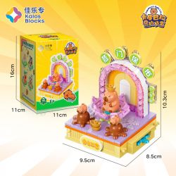 JIALE SPECIAL 54007 CUỘC SỐNG HÀNG NGÀY CỦA KAPIBALA CỐ GẮNG HẾT SỨC ĐỂ LÀM GIÀU bộ đồ chơi xếp lắp ráp ghép mô hình CAPYBARA'S DAILY LIFE 150 khối