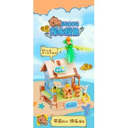 JIALE SPECIAL 54007 CUỘC SỐNG HÀNG NGÀY CỦA KAPIBALA CỐ GẮNG HẾT SỨC ĐỂ LÀM GIÀU bộ đồ chơi xếp lắp ráp ghép mô hình CAPYBARA'S DAILY LIFE 150 khối