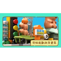 JIALE SPECIAL 54008 CUỘC SỐNG HÀNG NGÀY CỦA KAPIBALA KHÔNG CÓ TÍNH SÁNG TẠO bộ đồ chơi xếp lắp ráp ghép mô hình CAPYBARA'S DAILY LIFE 183 khối