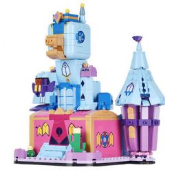 JIALE SPECIAL 30017 CÔNG CHÚA ÂM NHẠC AMÉLIE LÂU ĐÀI TIẾNG THÉT CỦA SISI bộ đồ chơi xếp lắp ráp ghép mô hình Movie & Game Phim Và Trò Chơi 716 khối